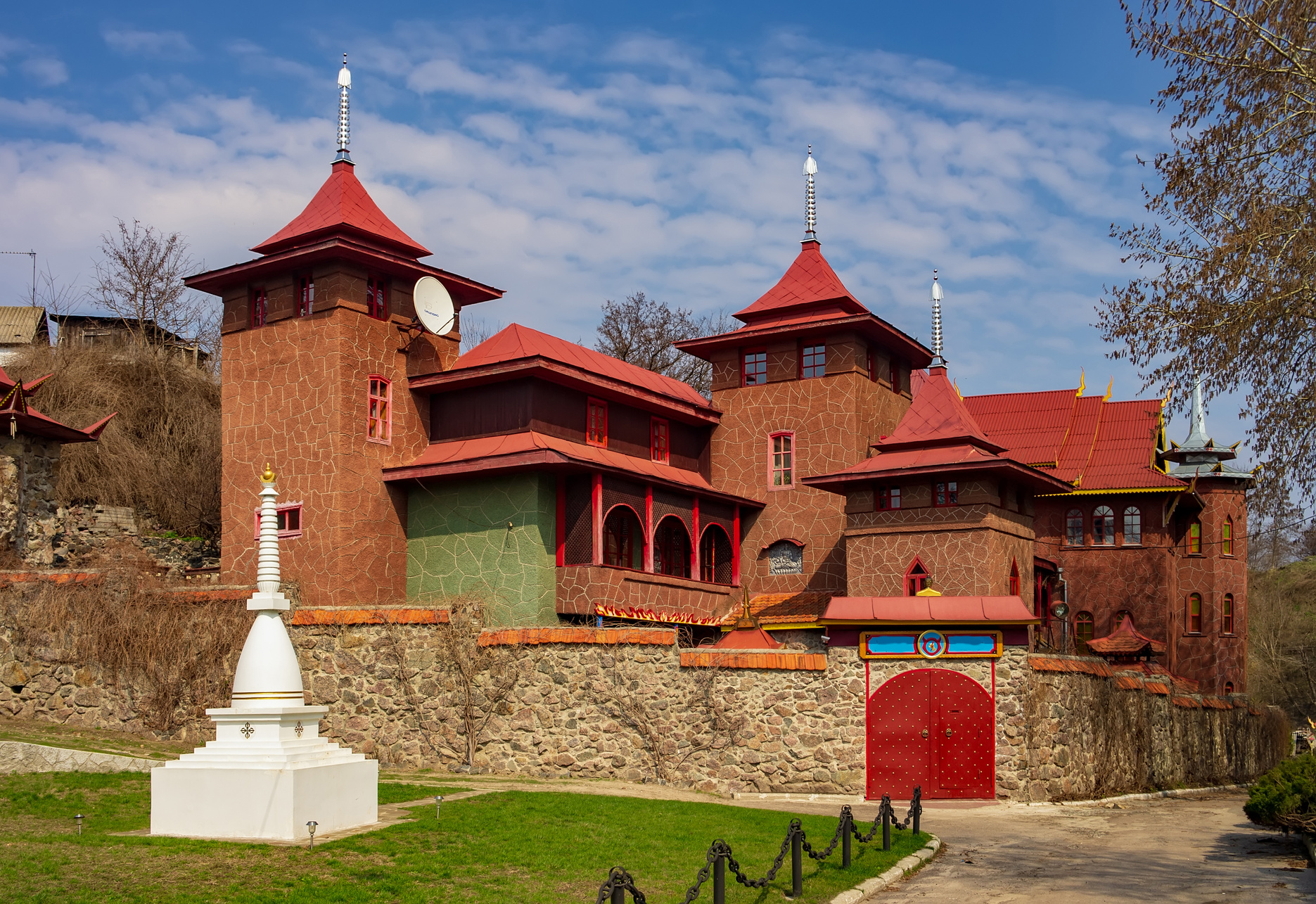 White Lotus - Buddhist temple complex in Cherkasy, Ukraine